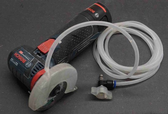 Bild på Vattenkylningskit för Bosch 12v vinkelslip. Med adapter till tryckspruta.